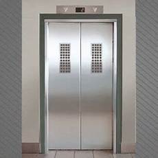 Semi-Automatic Elevator Door